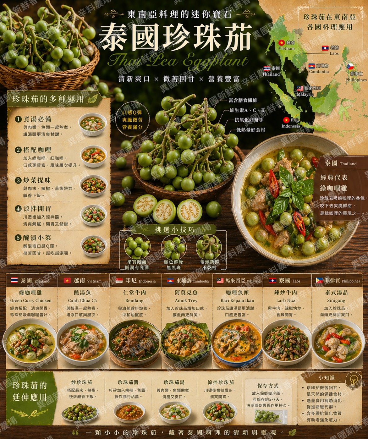 泰國小馬可(鈕扣茄)มะเขือพวง